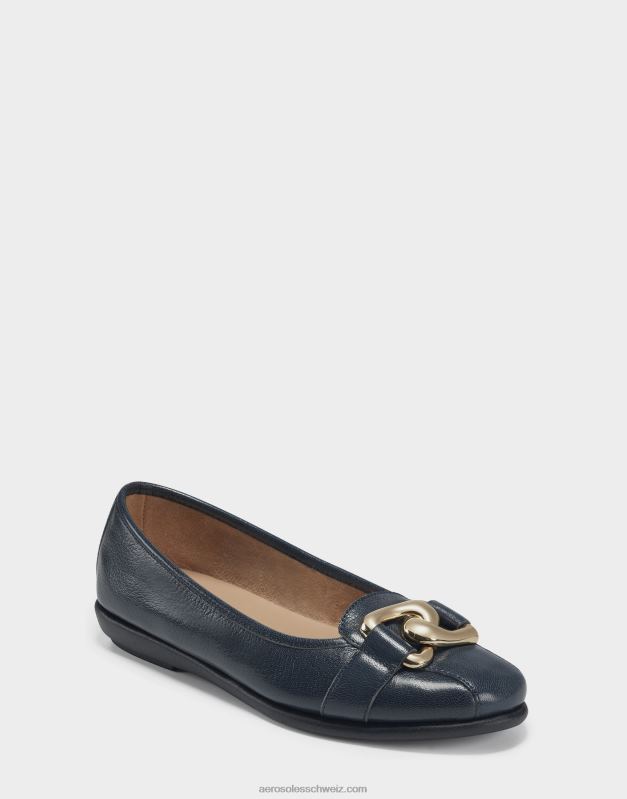 CH Aerosoles Frauen Ballett-Navy-LederR0V8T242