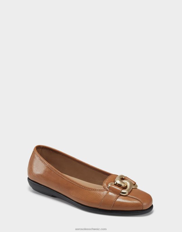 CH Aerosoles Frauen Ballettbraunes LederR0V8T243