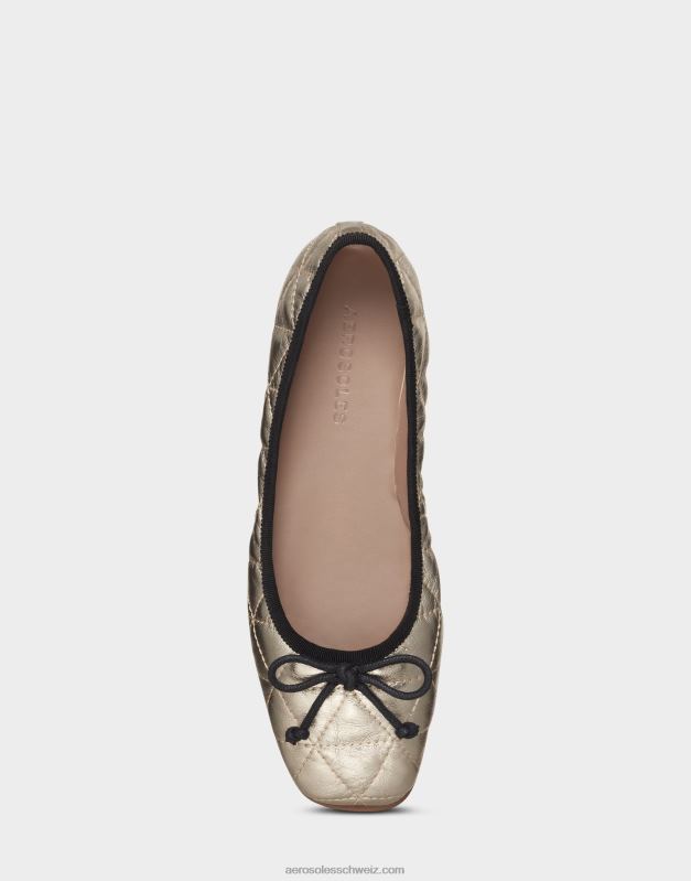 CH Aerosoles Frauen Ballettgold-Metallic-LederR0V8T229