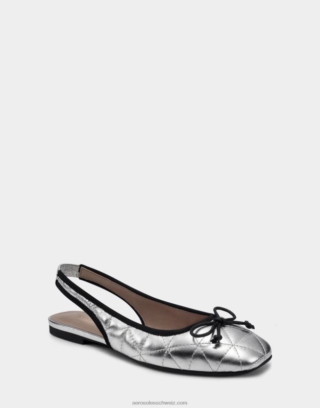 CH Aerosoles Frauen Ballettsilber-Metallic-LederR0V8T232