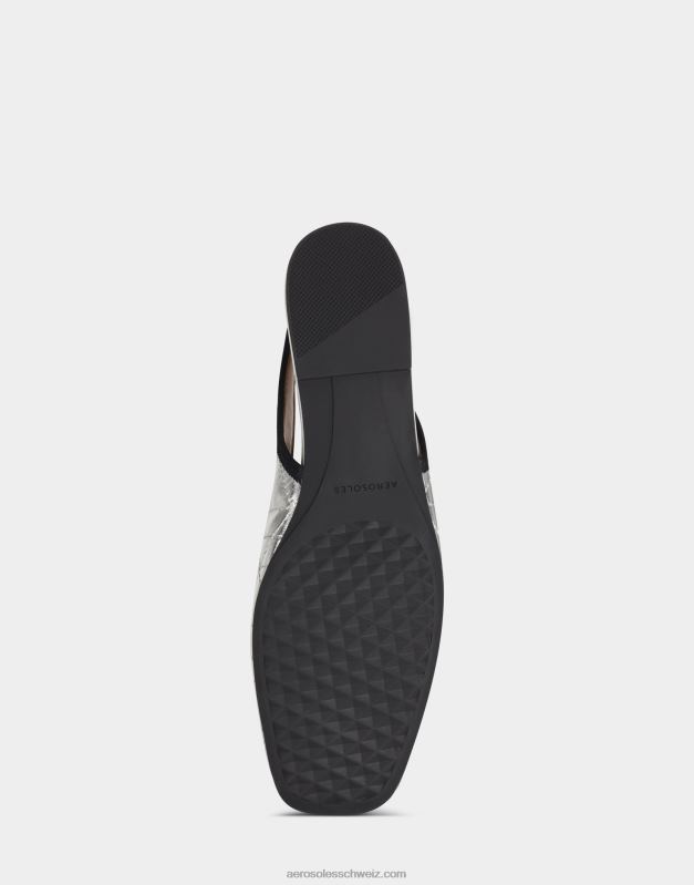 CH Aerosoles Frauen Ballettsilber-Metallic-LederR0V8T232