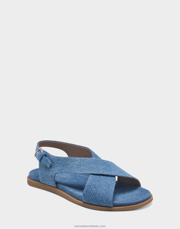 CH Aerosoles Frauen Flache Sandale in JeansblauR0V8T473