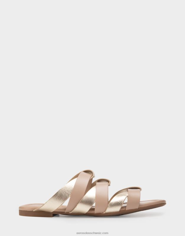 CH Aerosoles Frauen Flache Sandale in Taupe-KombinationR0V8T277