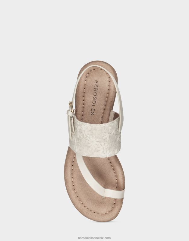 CH Aerosoles Frauen Flache Sandale mit BlumenmusterR0V8T463