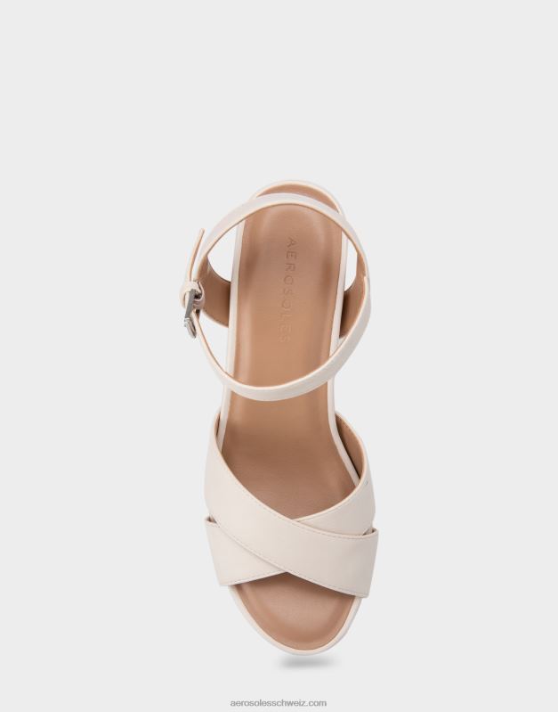 CH Aerosoles Frauen Keilabsatz aus Eierschalen-KunstlederR0V8T322