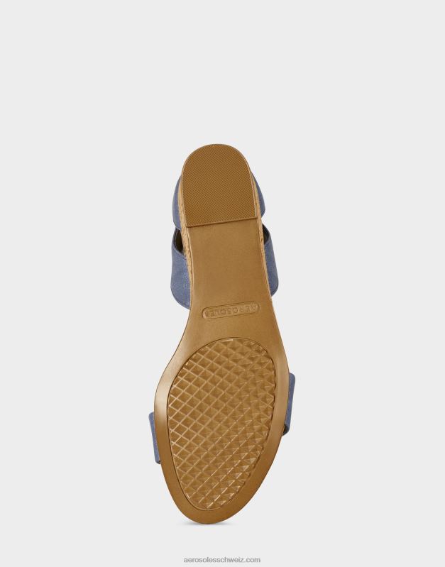 CH Aerosoles Frauen Keilsandalette mittelblauR0V8T330