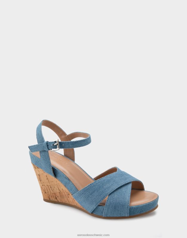 CH Aerosoles Frauen keilblauer DenimR0V8T321