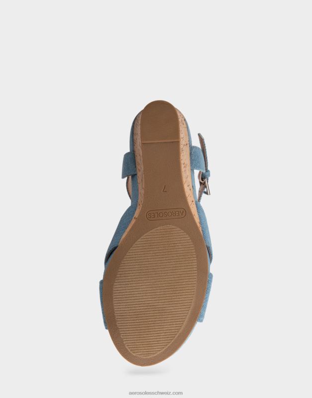 CH Aerosoles Frauen keilblauer DenimR0V8T321