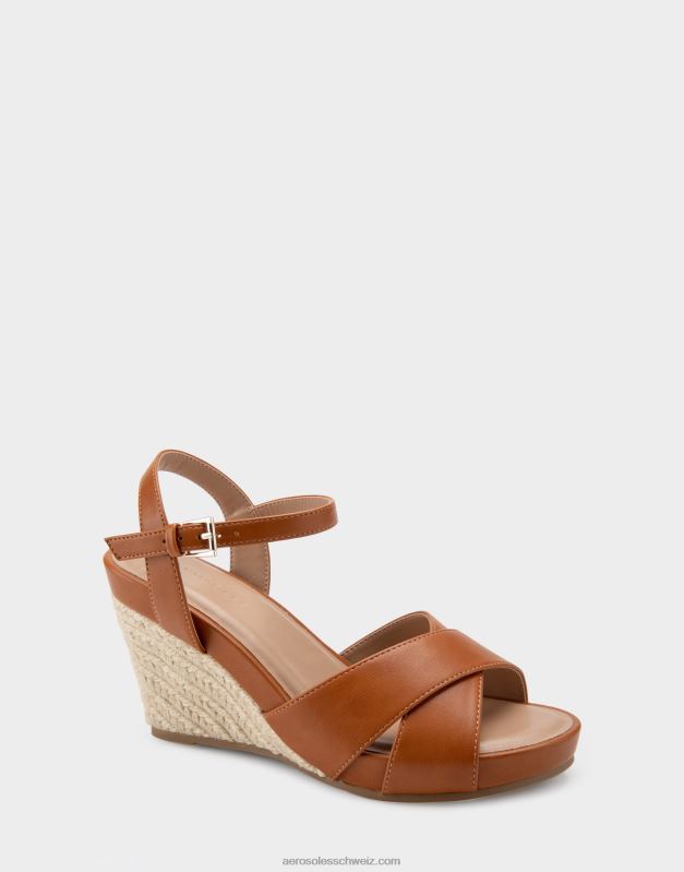 CH Aerosoles Frauen keilbraunes KunstlederR0V8T317