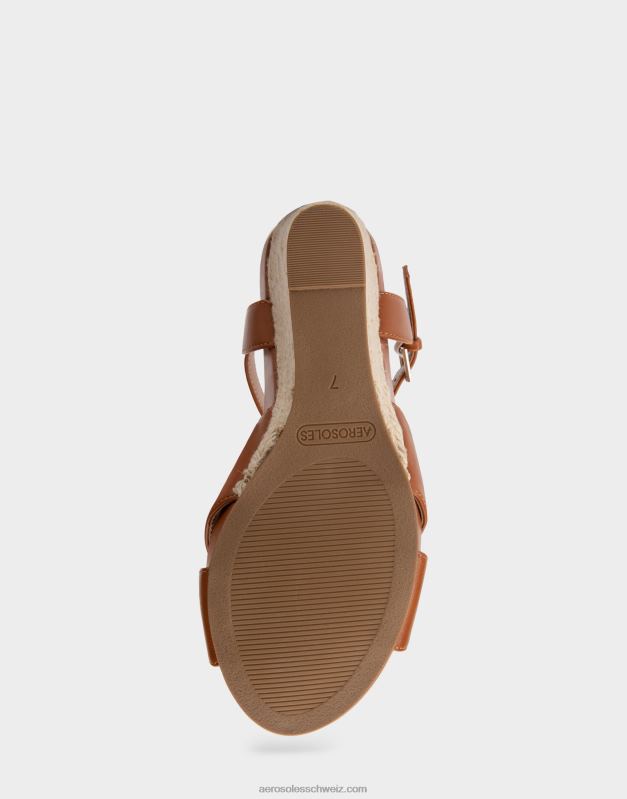 CH Aerosoles Frauen keilbraunes KunstlederR0V8T317