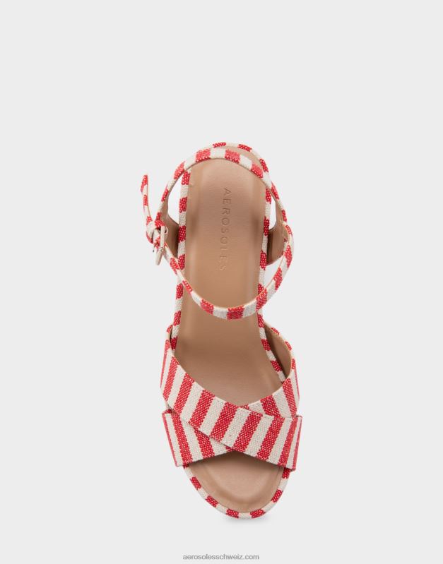 CH Aerosoles Frauen keilroter StreifenR0V8T313