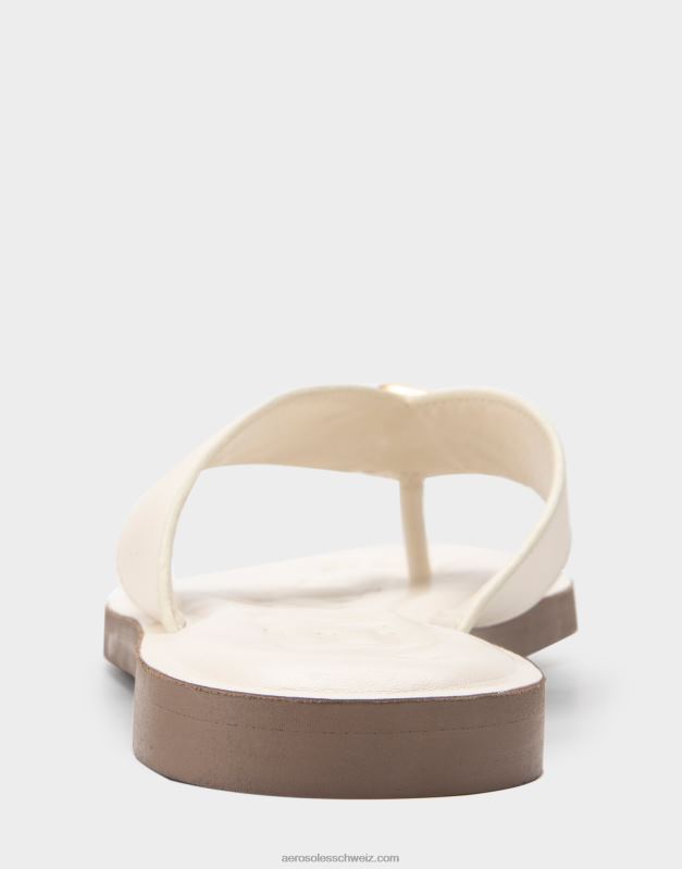 CH Aerosoles Frauen Sandale Eierschale aus echtem LederR0V8T451