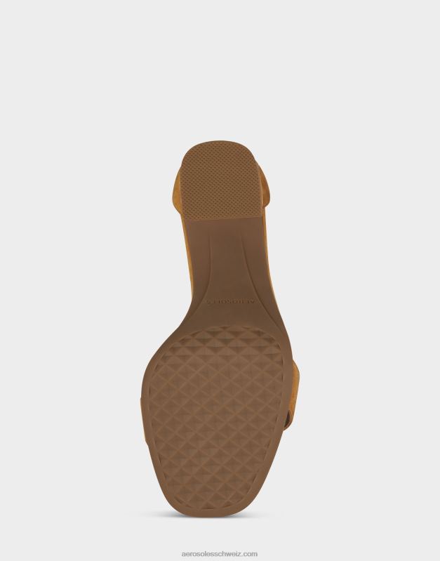 CH Aerosoles Frauen Sandale aus braunem WildlederR0V8T441