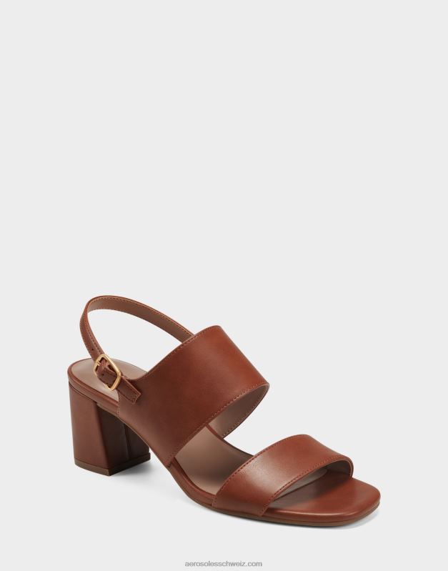 CH Aerosoles Frauen Sandale aus dunkelbraunem KunstlederR0V8T430