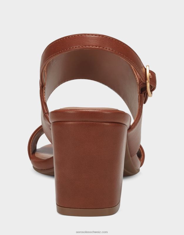 CH Aerosoles Frauen Sandale aus dunkelbraunem KunstlederR0V8T430