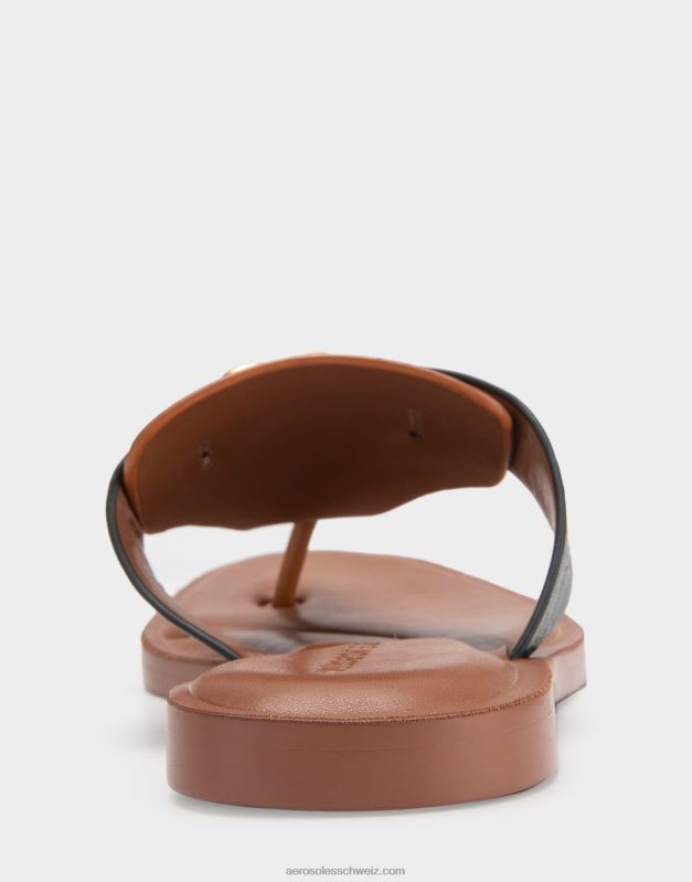 CH Aerosoles Frauen Sandale aus hellbraunem KombilederR0V8T448