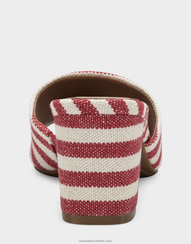 CH Aerosoles Frauen Sandale aus rotem StreifenstoffR0V8T423