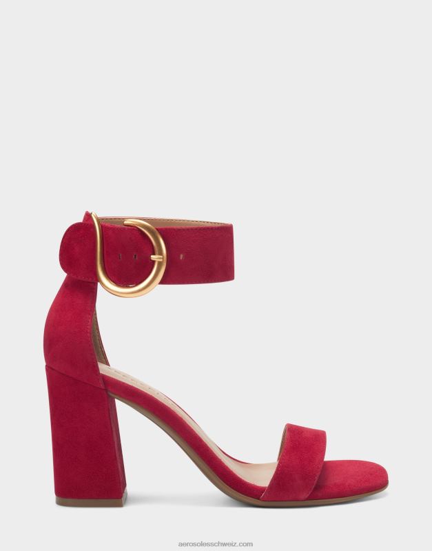 CH Aerosoles Frauen Sandale aus rotem WildlederR0V8T440