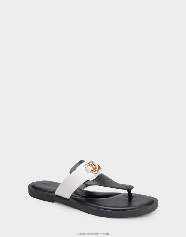 CH Aerosoles Frauen Sandale aus schwarzem KombilederR0V8T449