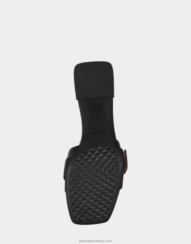 CH Aerosoles Frauen Sandale aus schwarzem LederR0V8T434