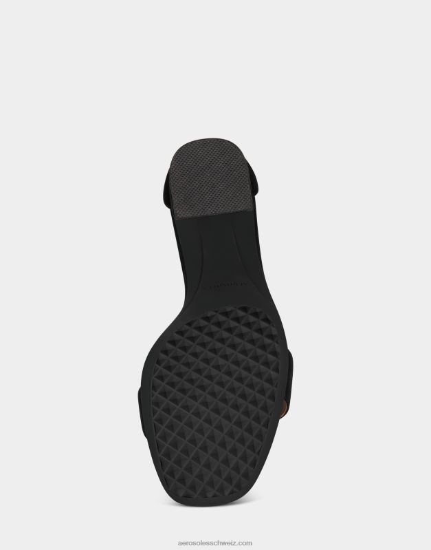 CH Aerosoles Frauen Sandale aus schwarzem WildlederR0V8T438