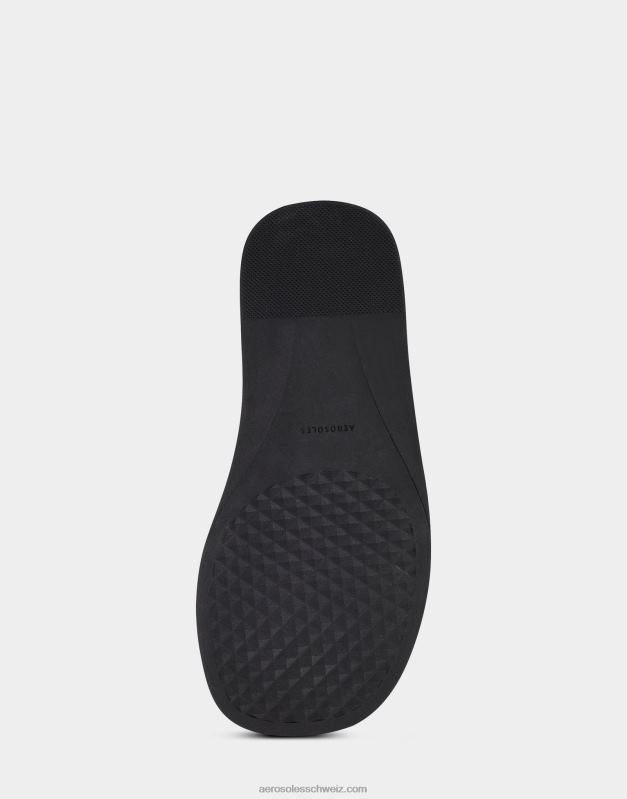 CH Aerosoles Frauen Sandale aus schwarzem WildlederR0V8T477