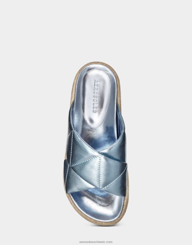 CH Aerosoles Frauen Sandale blau metallicR0V8T295