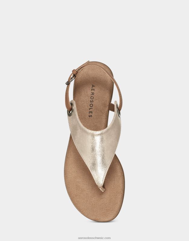 CH Aerosoles Frauen Sandale goldmetallicR0V8T479