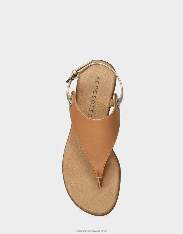 CH Aerosoles Frauen Sandale in Tan-KombinationR0V8T481