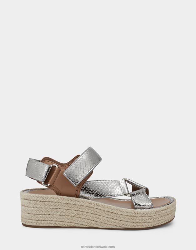 CH Aerosoles Frauen Sandale silbermetallicR0V8T403