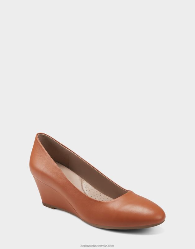 CH Aerosoles Frauen Keilbraunes LederR0V8T326