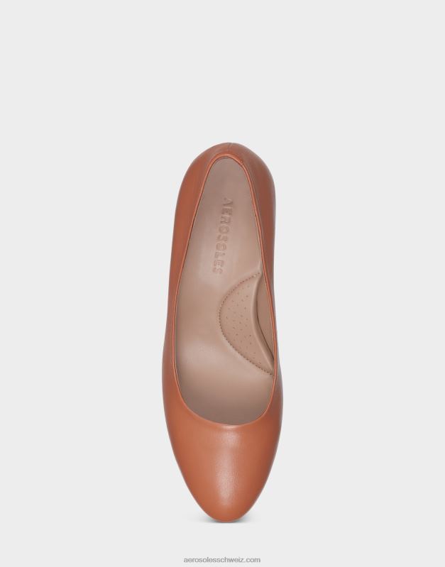 CH Aerosoles Frauen Keilbraunes LederR0V8T326