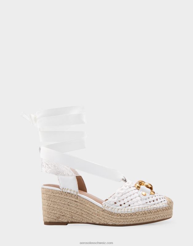 CH Aerosoles Frauen Plateau-Espadrille weißR0V8T258