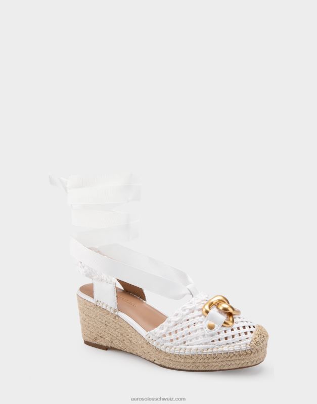 CH Aerosoles Frauen Plateau-Espadrille weißR0V8T258