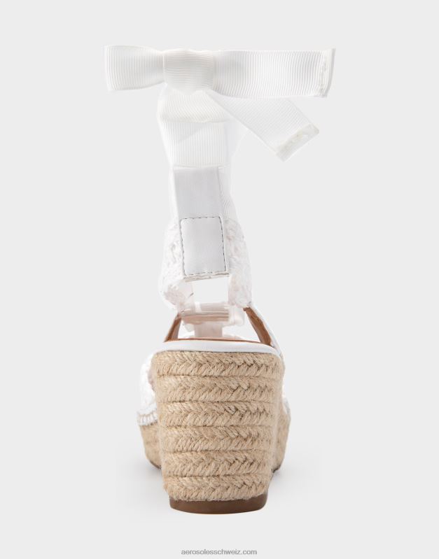 CH Aerosoles Frauen Plateau-Espadrille weißR0V8T258