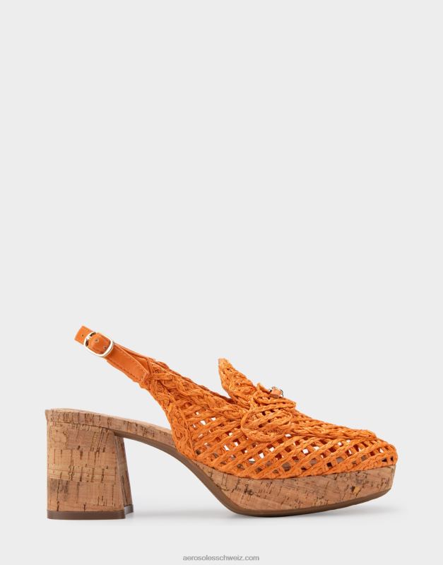 CH Aerosoles Frauen Plateau-Slingback-MandarinR0V8T364