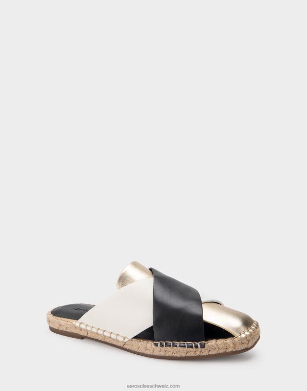 CH Aerosoles Frauen Espadrille-Slide-Kombination in SchwarzR0V8T279