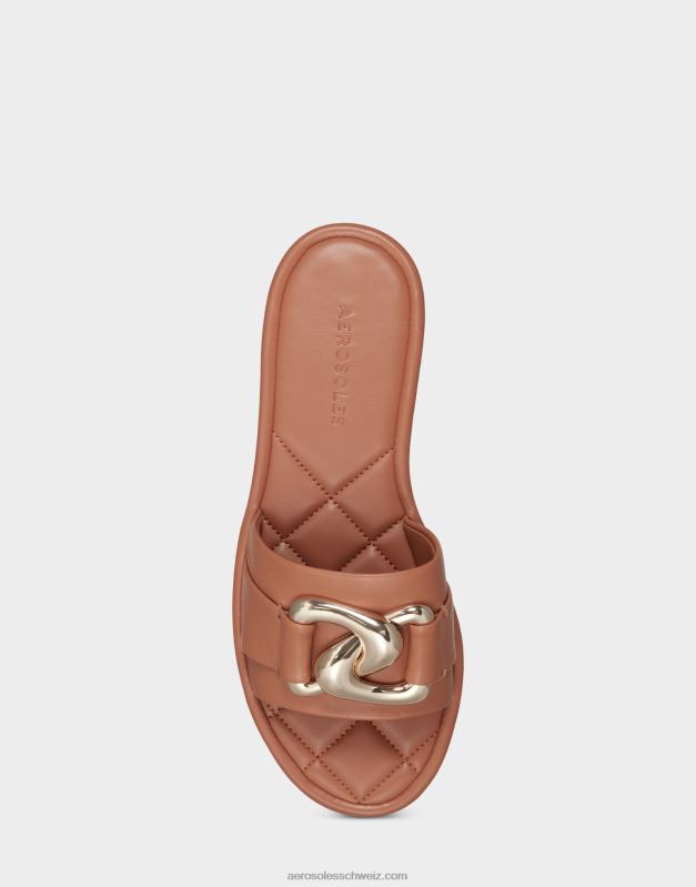 CH Aerosoles Frauen Schieber aus hellbraunem LederR0V8T283