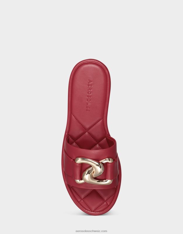 CH Aerosoles Frauen Schieber aus rotem LederR0V8T284