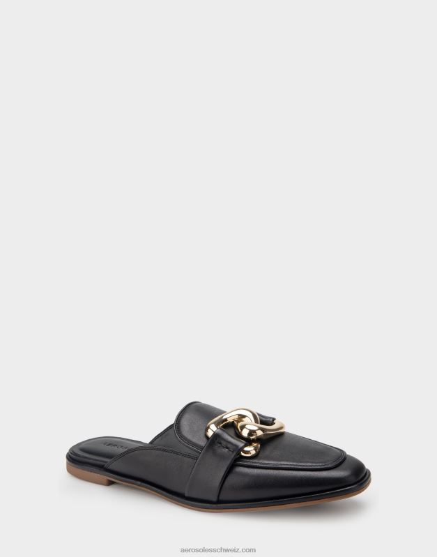 CH Aerosoles Frauen Schieber aus schwarzem LederR0V8T276