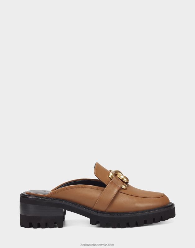 CH Aerosoles Frauen Mule aus cognacfarbenem LederR0V8T194