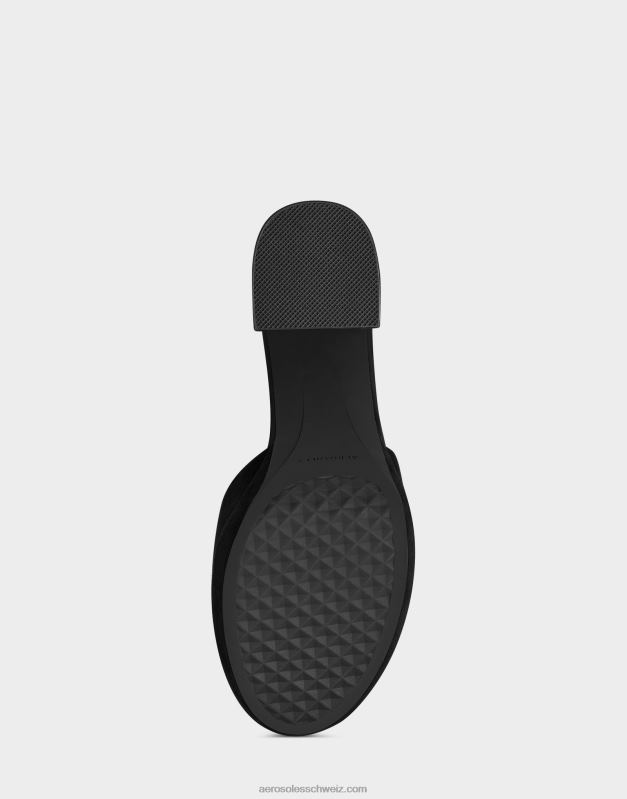 CH Aerosoles Frauen Pumps aus schwarzem WildlederR0V8T359