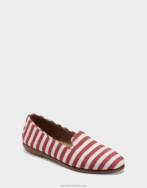 CH Aerosoles Frauen Loafer aus rotem StreifenstoffR0V8T213