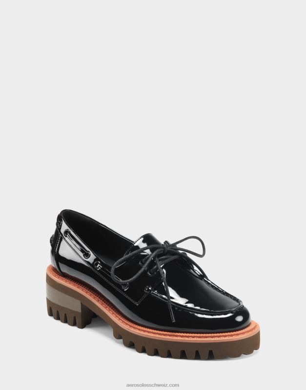 CH Aerosoles Frauen Loafer aus schwarzem LackR0V8T169