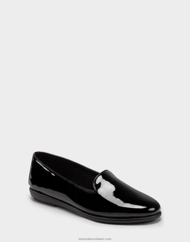 CH Aerosoles Frauen Loafer aus schwarzem LackR0V8T173