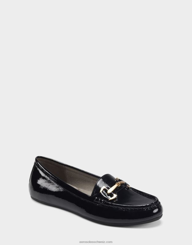 CH Aerosoles Frauen Loafer aus schwarzem LackR0V8T195