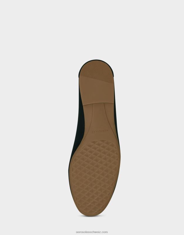 CH Aerosoles Frauen Loafer aus schwarzem WildlederR0V8T161