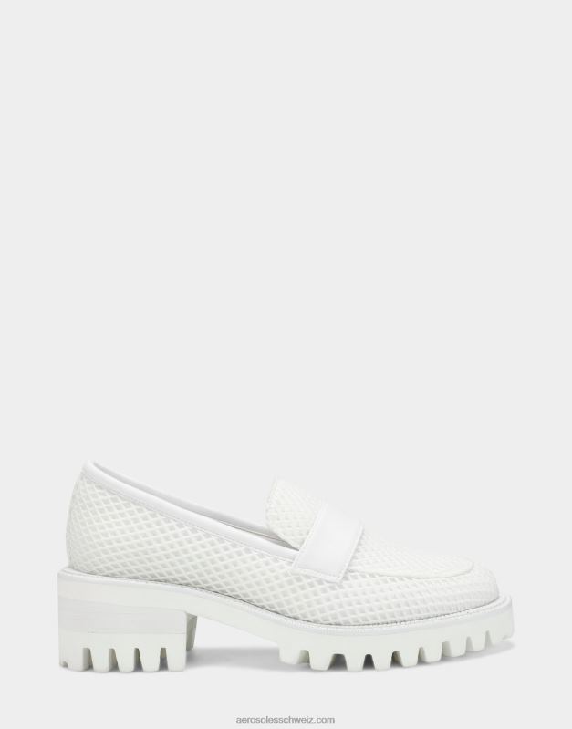 CH Aerosoles Frauen Loafer aus weißem MeshR0V8T191