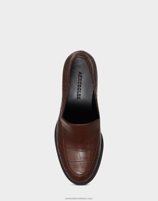 CH Aerosoles Frauen Loafer braun KrokoR0V8T379