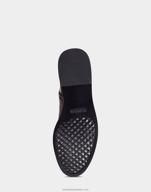 CH Aerosoles Frauen Hoher Stiefel in KrokobraunR0V8T124